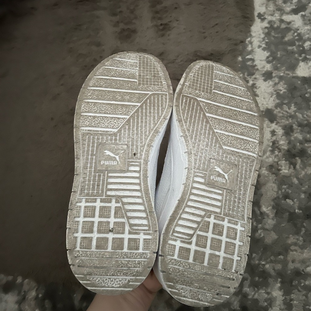 White Puma Platform Sneakers - Picture 6 of 6